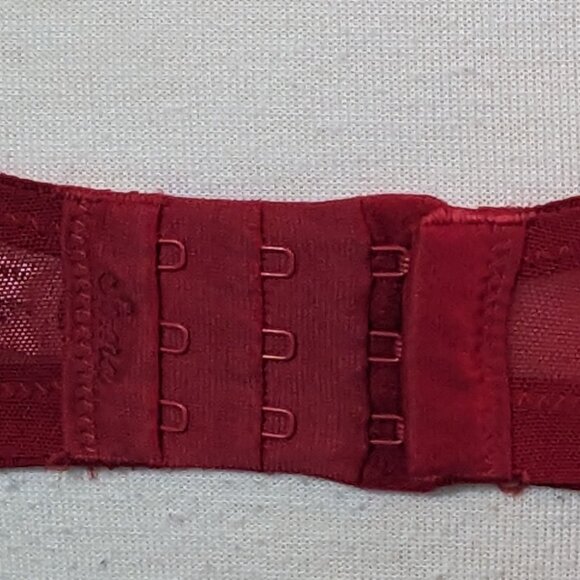 Soma Sensuous Lace Red Bra Size 38D Preowned - Picture 5 of 7